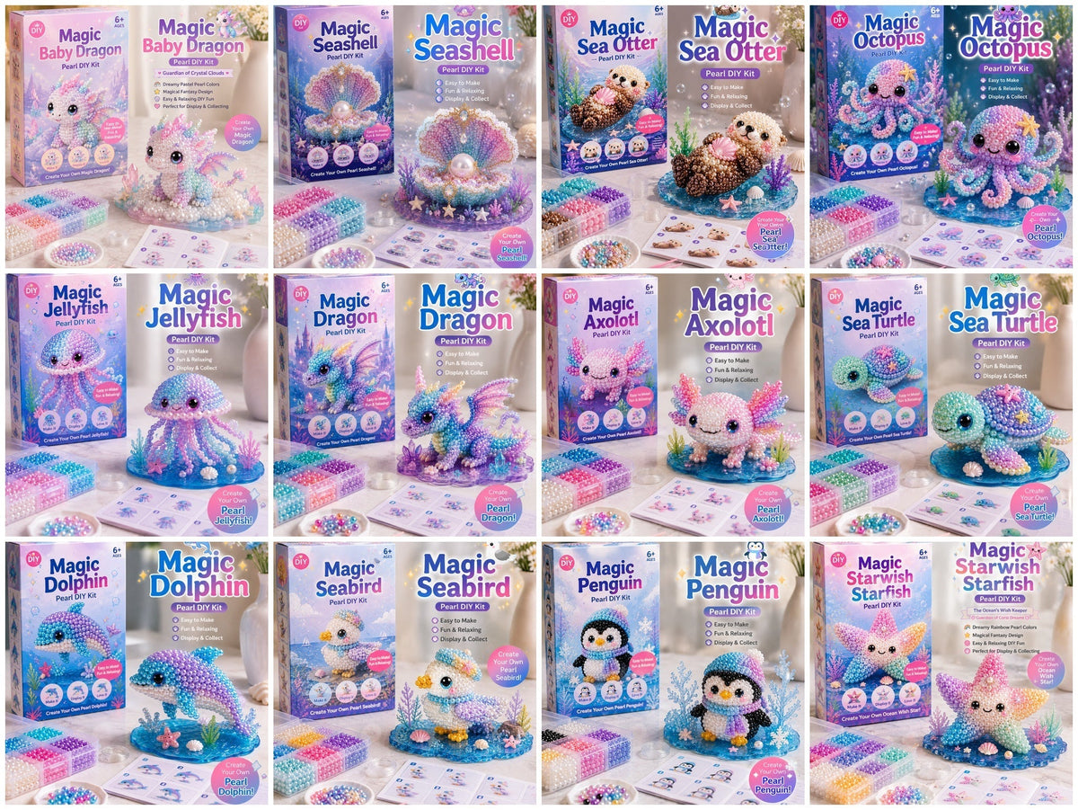 12 Magical Ocean Friends DIY Kit â Create Your Own Adorable Sea Creatures!