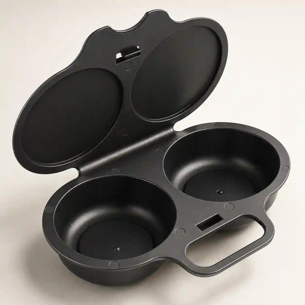 Microwave Egg PoacherāāDualācavity, nonāstick & easy clean. Healthier than frying ā stock up & save! š ā