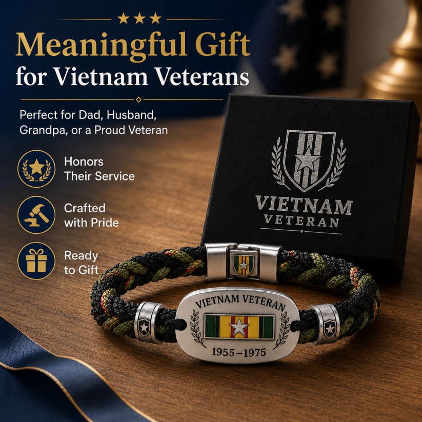 ๐บ๐ธ Vietnam Veteran Tribute Bracelet
